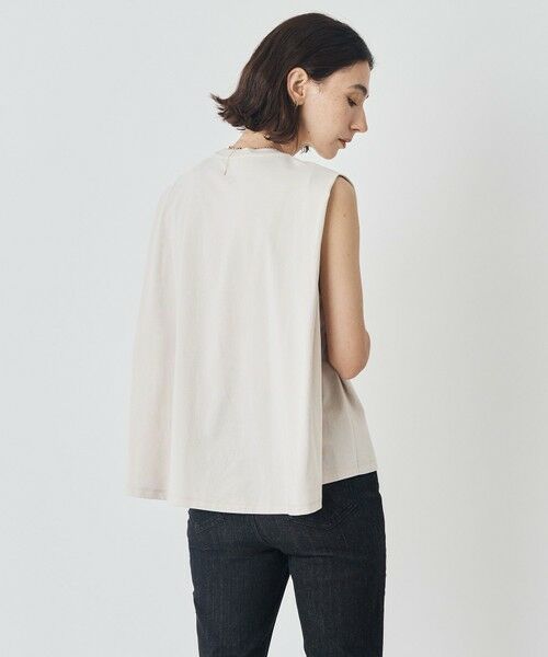 UNFILO / アンフィーロ カットソー | LAYERED FRONT ノースリーブ | 詳細1