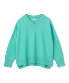 UNFILO / アンフィーロ ニット・セーター | 【野呂佳代さん着用】カシミヤブレンド Vネックニット