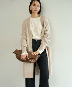 UNFILO / アンフィーロ カーディガン・ボレロ | 【WEB限定】カシミヤブレンド ロングカーディガン