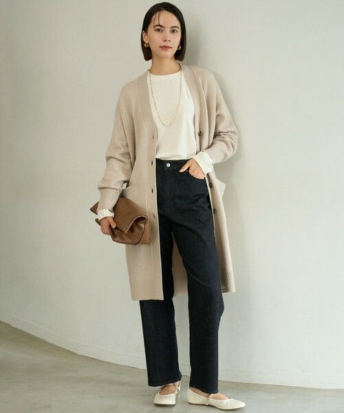 UNFILO / アンフィーロ カーディガン・ボレロ | 【WEB限定】カシミヤブレンド ロングカーディガン | 詳細1