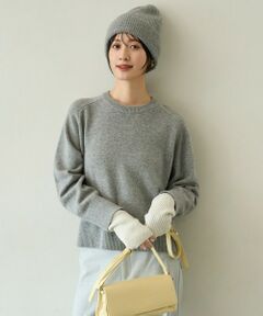 UNFILO / アンフィーロ ニット・セーター | カシミヤブレンド クルーネックニット