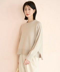 UNFILO / アンフィーロ ニット・セーター | カシミヤブレンド クルーネックニット
