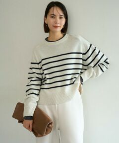 UNFILO / アンフィーロ ニット・セーター | カシミヤブレンド クルーネックニット