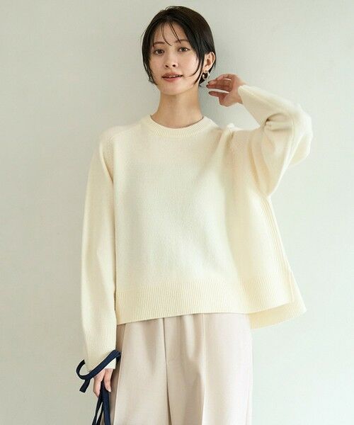 UNFILO / アンフィーロ ニット・セーター | カシミヤブレンド クルーネックニット | 詳細1