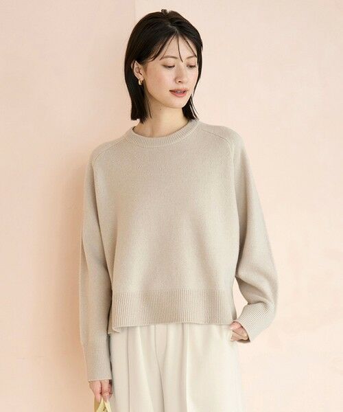 UNFILO / アンフィーロ ニット・セーター | カシミヤブレンド クルーネックニット | 詳細10