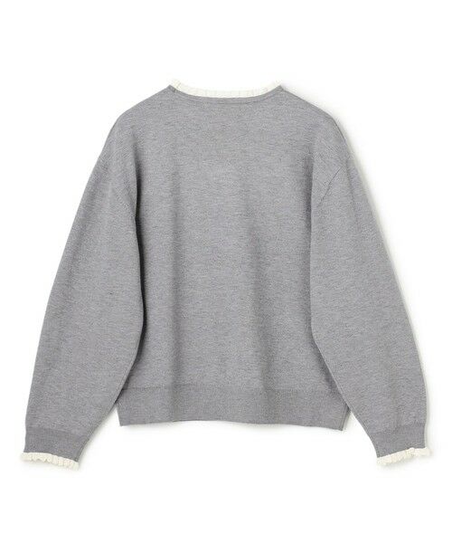 UNFILO / アンフィーロ ニット・セーター | フリルトリミング ニット | 詳細1