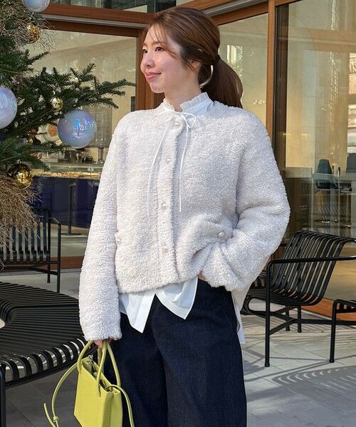 UNFILO / アンフィーロ カーディガン・ボレロ | 【STORY×UNFILO】シャギーニット カーディガン | 詳細3