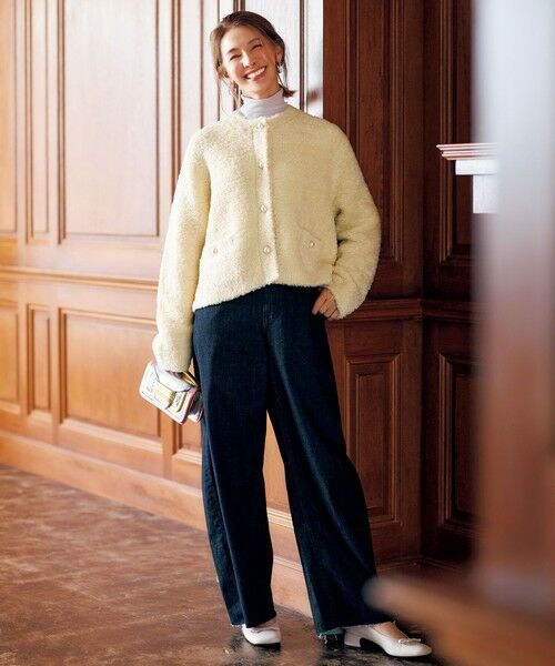UNFILO / アンフィーロ カーディガン・ボレロ | 【STORY×UNFILO】シャギーニット カーディガン | 詳細1
