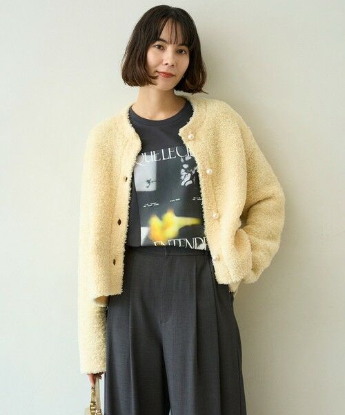 UNFILO / アンフィーロ カーディガン・ボレロ | 【STORY×UNFILO】シャギーニット カーディガン | 詳細4