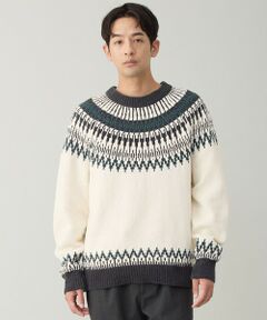 UNFILO / アンフィーロ ニット・セーター | ライトモール ノルディックニット
