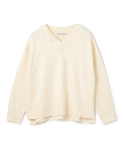 UNFILO / アンフィーロ ニット・セーター | 【野呂佳代さん着用】カシミヤブレンド Vネックニット | 詳細4