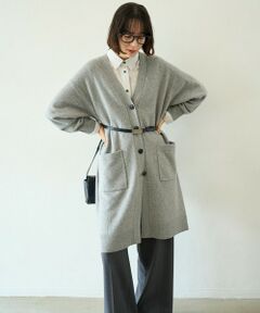 UNFILO / アンフィーロ カーディガン・ボレロ | 【WEB限定】カシミヤブレンド ロングカーディガン