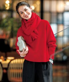 UNFILO / アンフィーロ ニット・セーター | カシミヤブレンド クルーネックニット