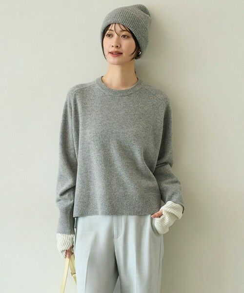 UNFILO / アンフィーロ ニット・セーター | カシミヤブレンド クルーネックニット | 詳細5