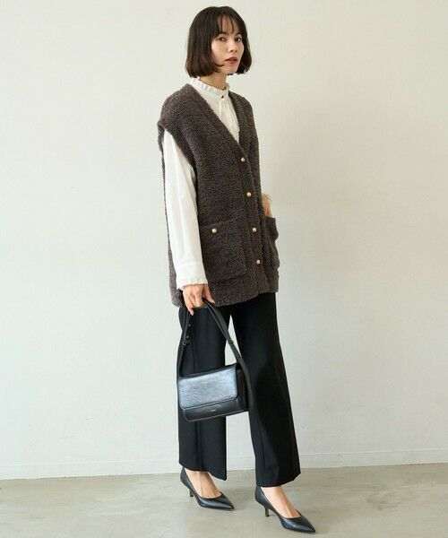 UNFILO / アンフィーロ ニット・セーター | 【STORY×UNFILO】シャギーニット ベスト | 詳細1