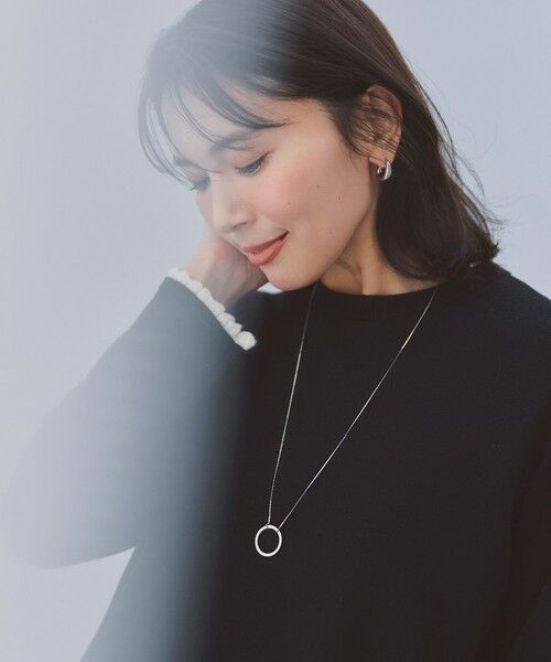 UNFILO / アンフィーロ ミニ丈・ひざ丈ワンピース | フリルトリミング ニットワンピース | 詳細8