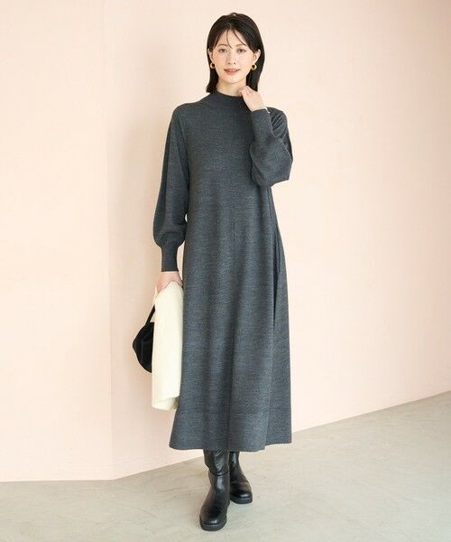 UNFILO / アンフィーロ ミニ丈・ひざ丈ワンピース | フレア ニットワンピース | 詳細8