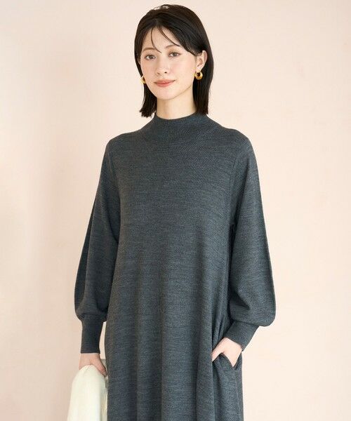 UNFILO / アンフィーロ ミニ丈・ひざ丈ワンピース | フレア ニットワンピース | 詳細9