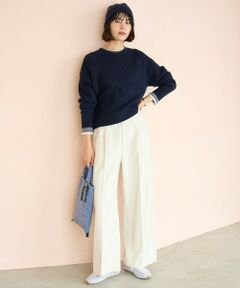 UNFILO / アンフィーロ その他パンツ | ブラッシュドジャージー ワイドパンツ