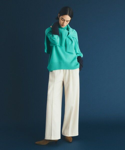 UNFILO / アンフィーロ その他パンツ | ブラッシュドジャージー ワイドパンツ | 詳細7