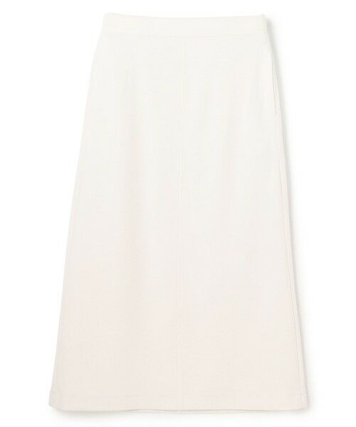 UNFILO / アンフィーロ ミニ・ひざ丈スカート | ブラッシュドジャージー Iラインスカート | 詳細2