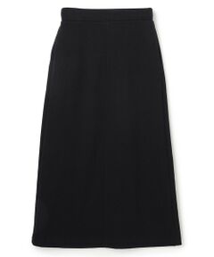 UNFILO / アンフィーロ ミニ・ひざ丈スカート | ブラッシュドジャージー Iラインスカート