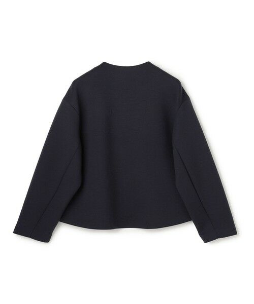 UNFILO / アンフィーロ ノーカラージャケット | ダブルフェイスジャージー ZIPアウター | 詳細2