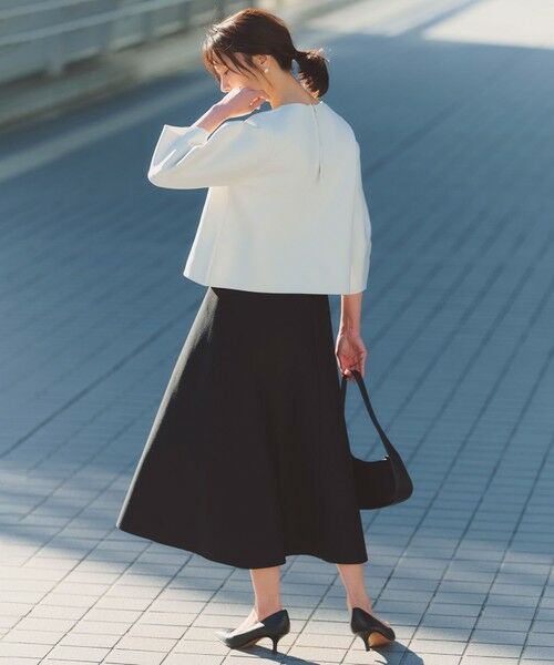 UNFILO / アンフィーロ セットアップ | 【セレモニー】BEAUTY FORM KNIT フレアスカート セットアップ | 詳細2