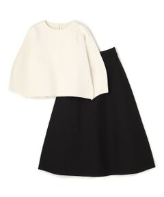 BEAUTY FORM KNIT フレアスカート セットアップ