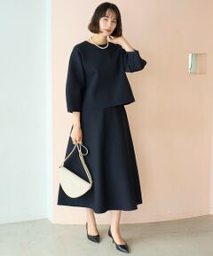 UNFILO / アンフィーロ セットアップ | BEAUTY FORM KNIT フレアスカート セットアップ