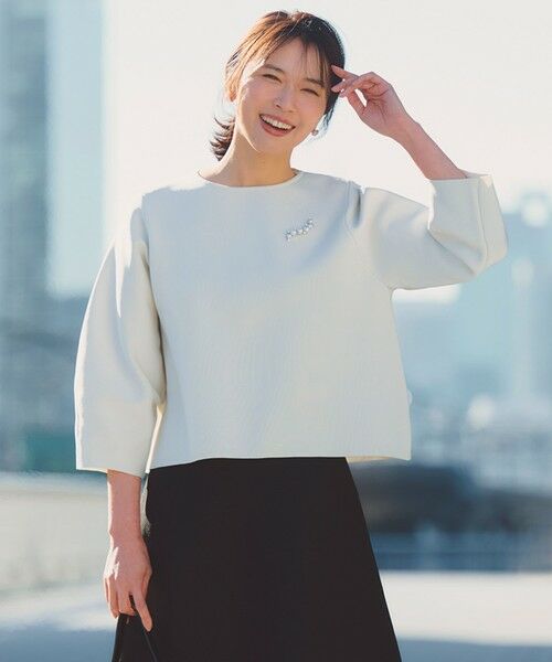 UNFILO / アンフィーロ セットアップ | 【セレモニー】BEAUTY FORM KNIT フレアスカート セットアップ | 詳細4