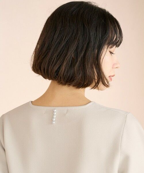 UNFILO / アンフィーロ セットアップ | BEAUTY FORM KNIT ペプラムセットアップ | 詳細4