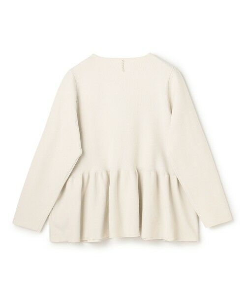 UNFILO / アンフィーロ セットアップ | BEAUTY FORM KNIT ペプラムセットアップ | 詳細6