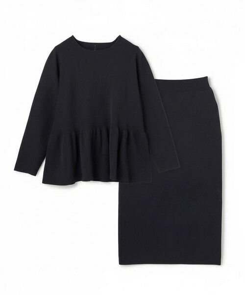 UNFILO / アンフィーロ セットアップ | BEAUTY FORM KNIT ペプラムセットアップ | 詳細22