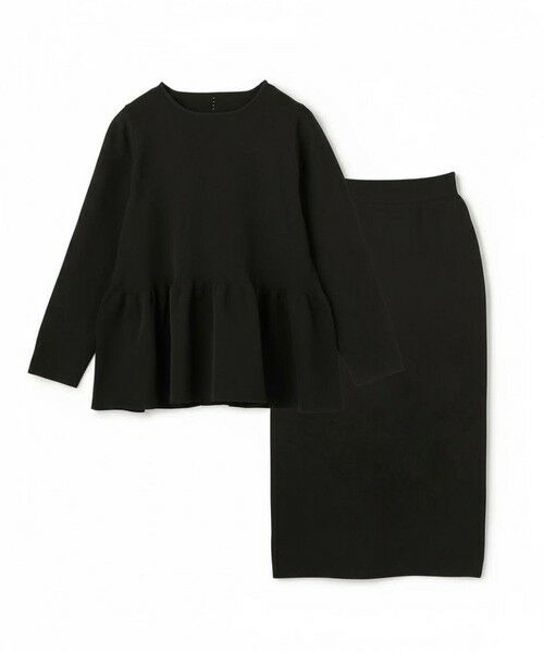 UNFILO / アンフィーロ セットアップ | 【セレモニー】BEAUTY FORM KNIT ペプラムセットアップ | 詳細28