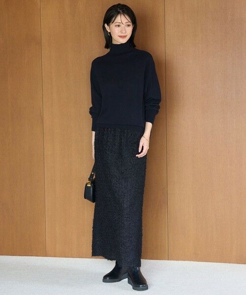 UNFILO / アンフィーロ ミニ・ひざ丈スカート | エアリーヤーン Iラインスカート | 詳細6