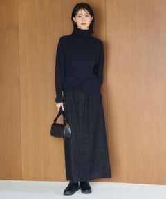 UNFILO / アンフィーロ ミニ・ひざ丈スカート | エアリーヤーン Iラインスカート