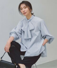 UNFILO / アンフィーロ シャツ・ブラウス | 【取り外し可能なボウタイ付き】2WAY ボウタイブラウス