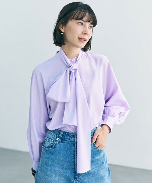 UNFILO / アンフィーロ シャツ・ブラウス | 【取り外し可能なボウタイ付き/セレモニー】2WAY ボウタイブラウス | 詳細14