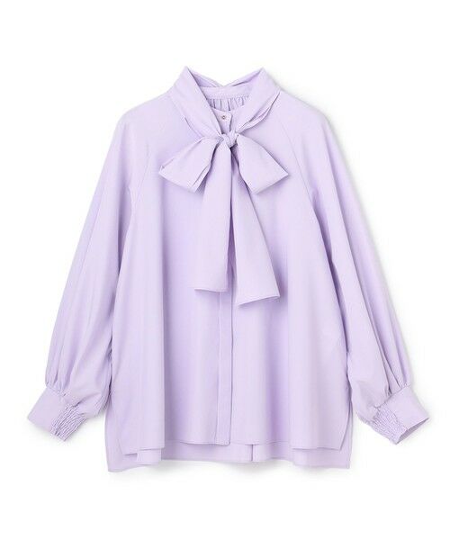 UNFILO / アンフィーロ シャツ・ブラウス | 【取り外し可能なボウタイ付き】2WAY ボウタイブラウス（ラベンダー）