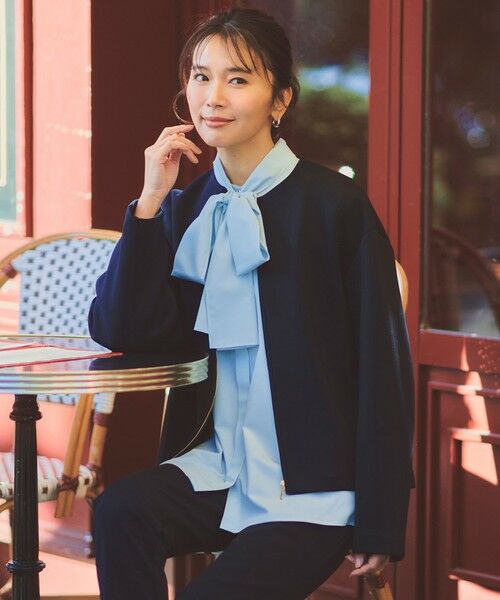 UNFILO / アンフィーロ シャツ・ブラウス | 【取り外し可能なボウタイ付き】2WAY ボウタイブラウス | 詳細8