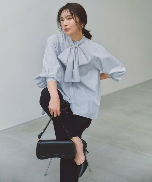 UNFILO / アンフィーロ シャツ・ブラウス | 【取り外し可能なボウタイ付き】2WAY ボウタイブラウス | 詳細20