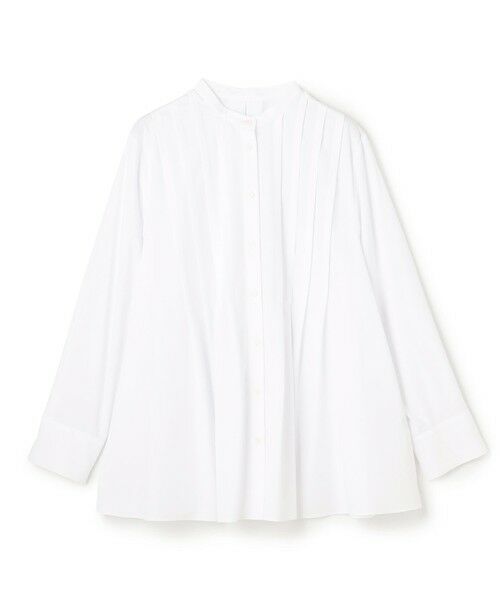 UNFILO / アンフィーロ シャツ・ブラウス | バンドカラー タックブラウス | 詳細2