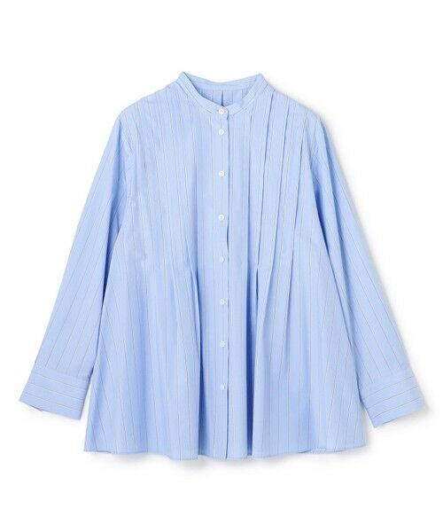 UNFILO / アンフィーロ シャツ・ブラウス | バンドカラー タックブラウス | 詳細4