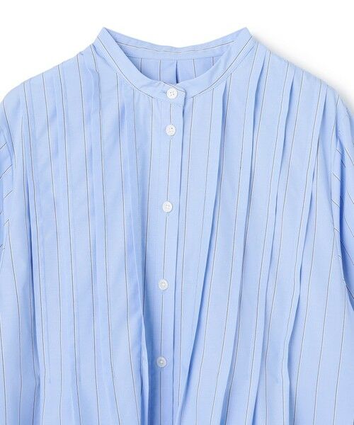 UNFILO / アンフィーロ シャツ・ブラウス | バンドカラー タックブラウス | 詳細6