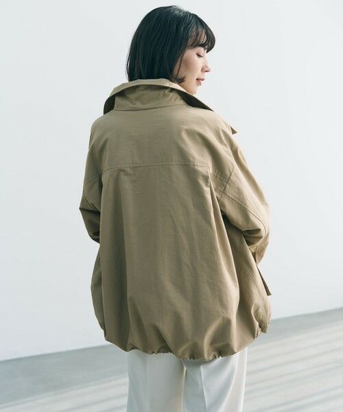 UNFILO / アンフィーロ ナイロンジャケット | スタンド ZIPアウター | 詳細11