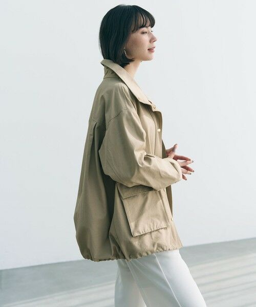 UNFILO / アンフィーロ ナイロンジャケット | スタンド ZIPアウター | 詳細10