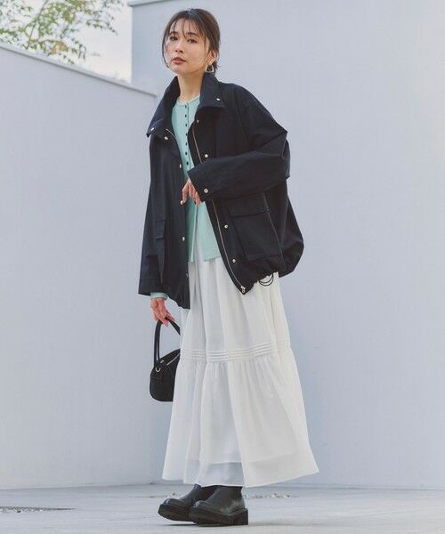 UNFILO / アンフィーロ ナイロンジャケット | スタンド ZIPアウター | 詳細29