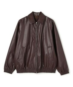 UNFILO / アンフィーロ ブルゾン | アラエルレザーライク ブルゾン