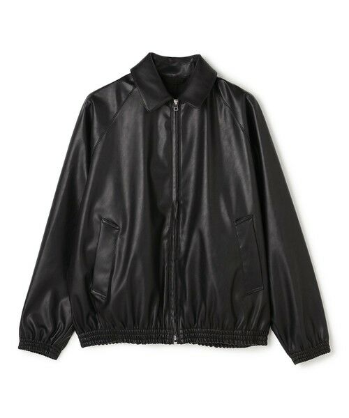 UNFILO / アンフィーロ ブルゾン | アラエルレザーライク ブルゾン | 詳細4